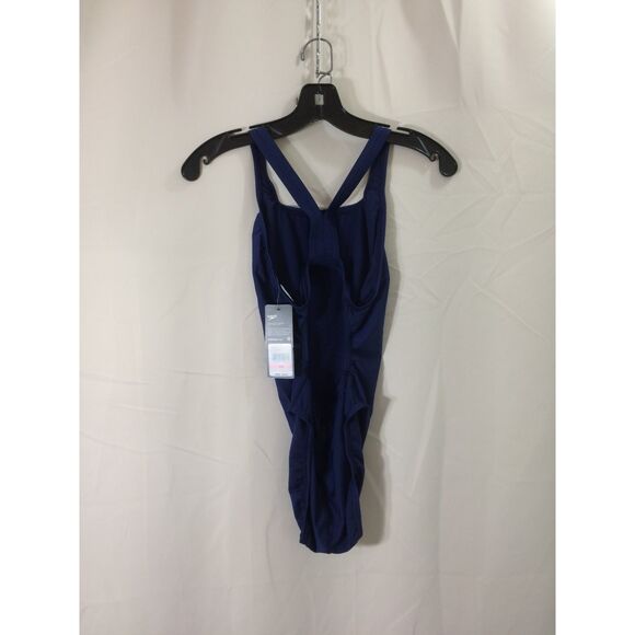 Speedo Pro LT One Piece Swimsuit Team Navy Size 36 New with Tags - Picture 3 of 5